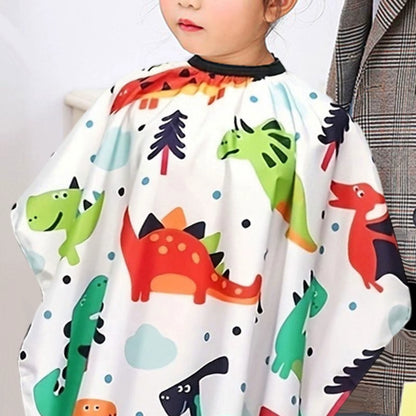 Children Hairdresser Apron Salon Barber Cape for Barber Shop Shampooing Perm