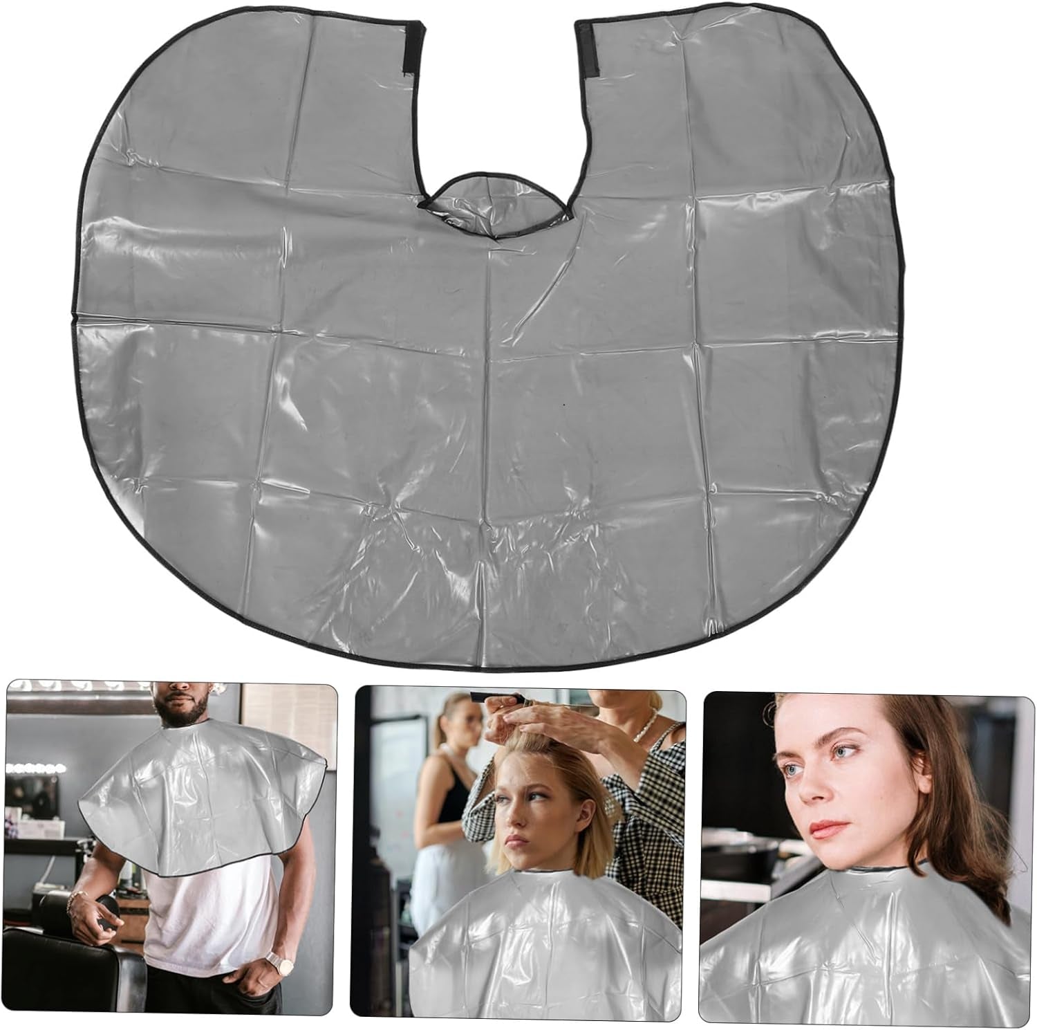 Barber Cape Hair Cape Salon Dye Apron Women'S Barber Cape Stylist Waterproof Cape