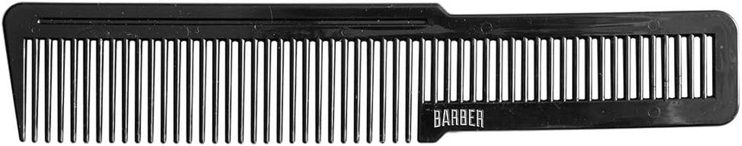 Barbershop Hair Comb Styling Comb for Hair & Beard Shatterproof Flexible Antistatic Grip Comb Double-Sided Heat Resistant Hair Comb Men Barbershop Comb (032)